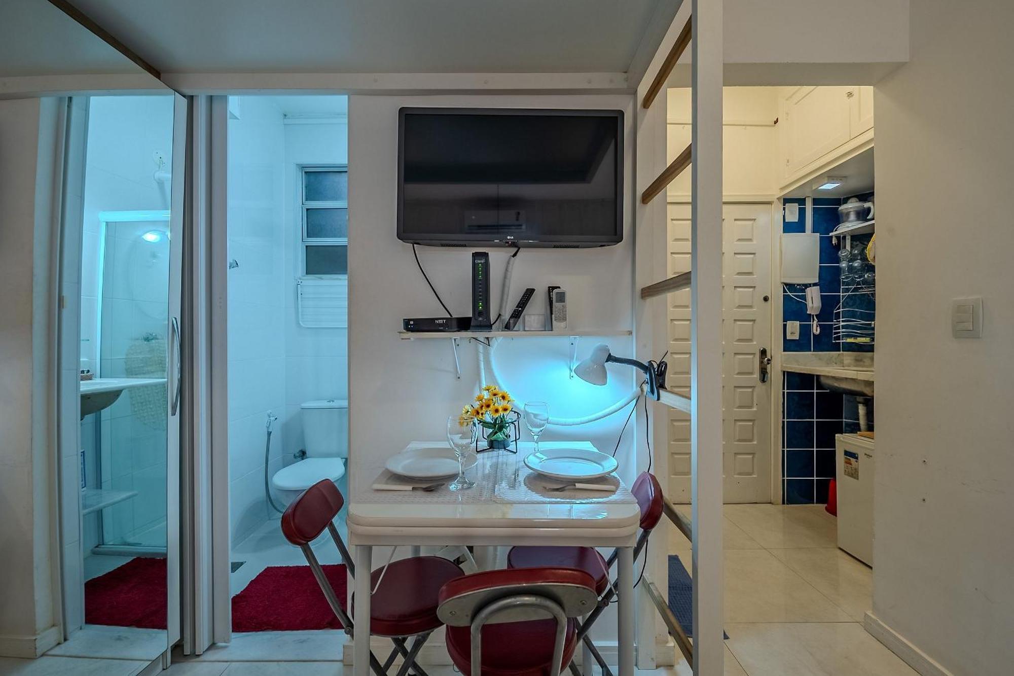 Studio Na Quadra Da Praia De Copacabana Rio de Janeiro Esterno foto