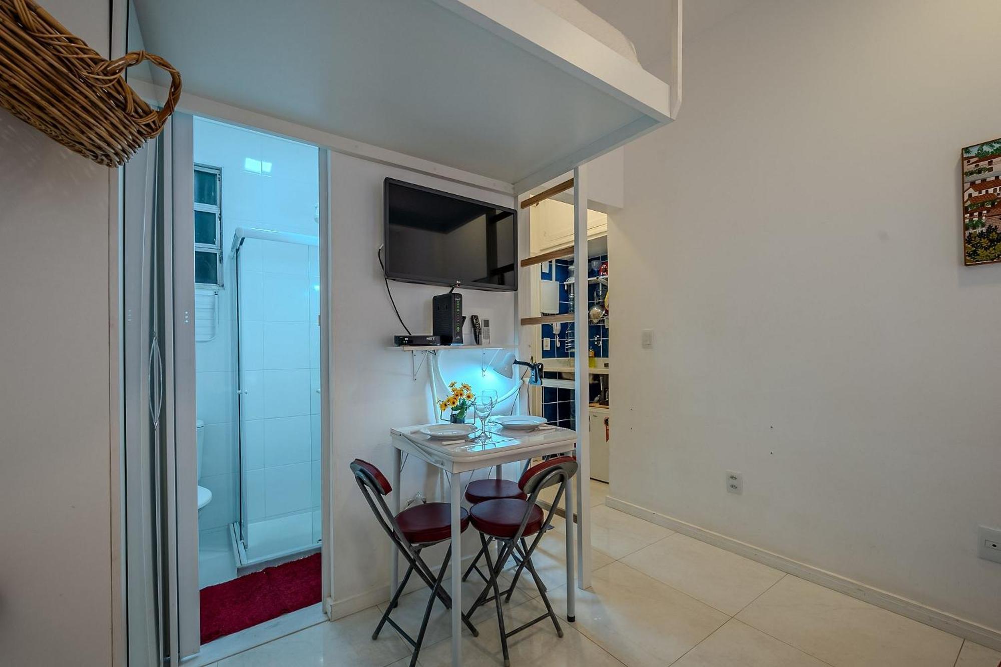 Studio Na Quadra Da Praia De Copacabana Rio de Janeiro Esterno foto